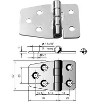 HINGES - 59X37X2 MM - S441500X - Sumar 